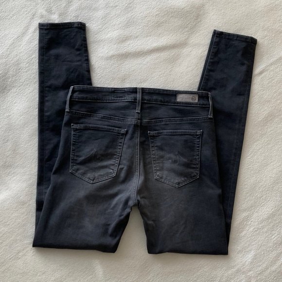 AG Adriano Goldschmied Farrah High-Rise Skinny Ankle Jean Gray/Grey - Picture 2 of 11